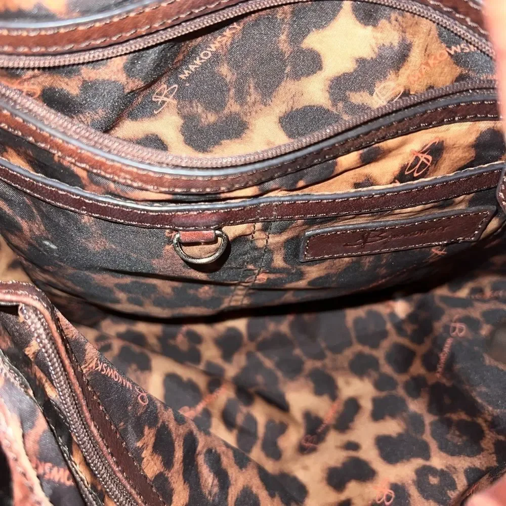 Authentic Distressed B. Makowski Hobo